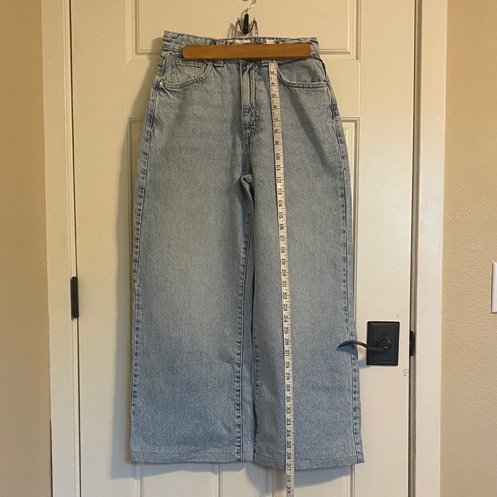 Cotton On Light Wash Super Baggy Wide Leg Jeans
